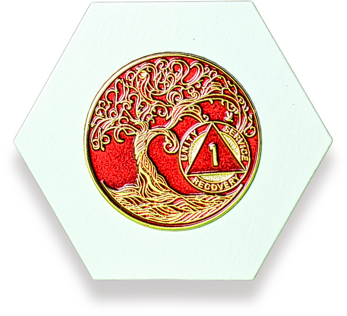 Recovery Time Link - Single - Sobriety Chip Display