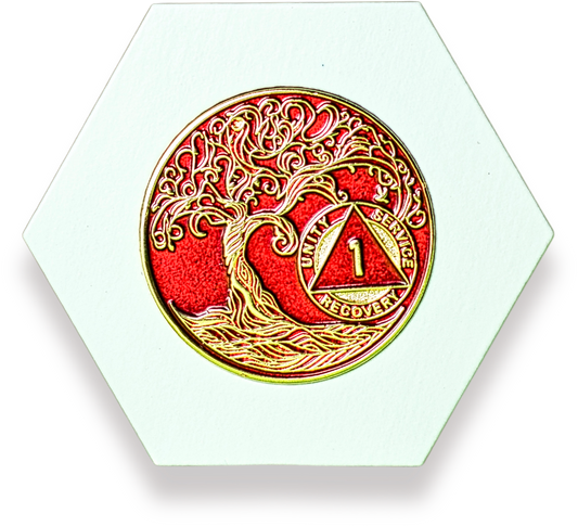 Recovery Time Link - Single - Sobriety Chip Display